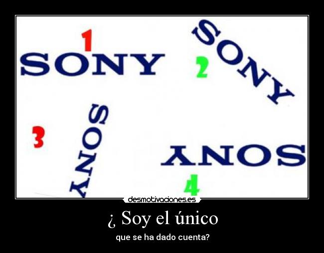 ¿ Soy el único - que se ha dado cuenta?