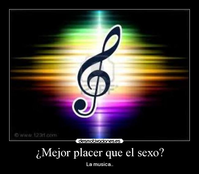 ¿Mejor placer que el sexo? -