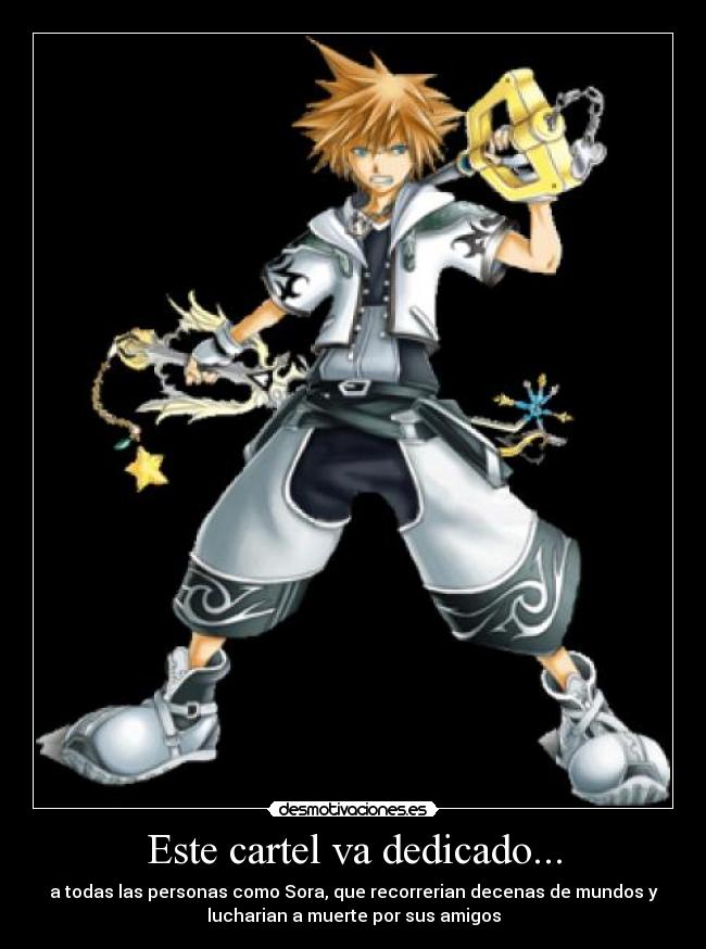 Este cartel va dedicado... -