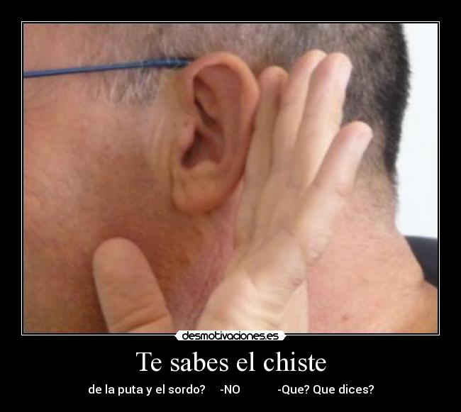 Te sabes el chiste -