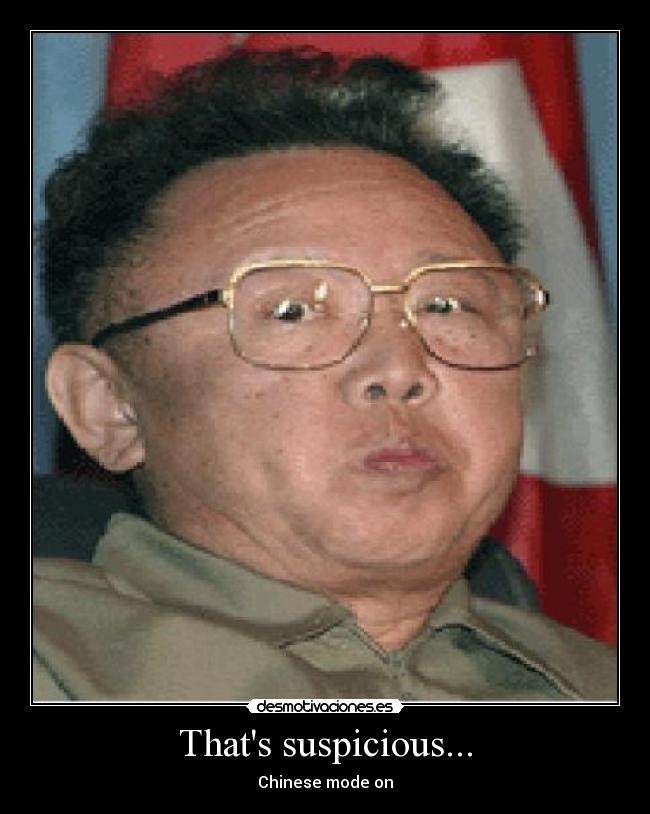 Thats suspicious... - Chinese mode on