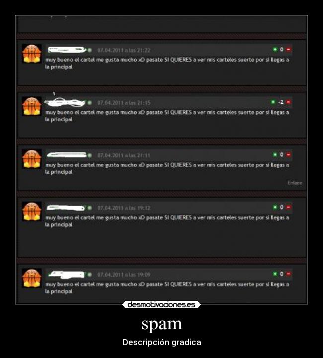 spam -