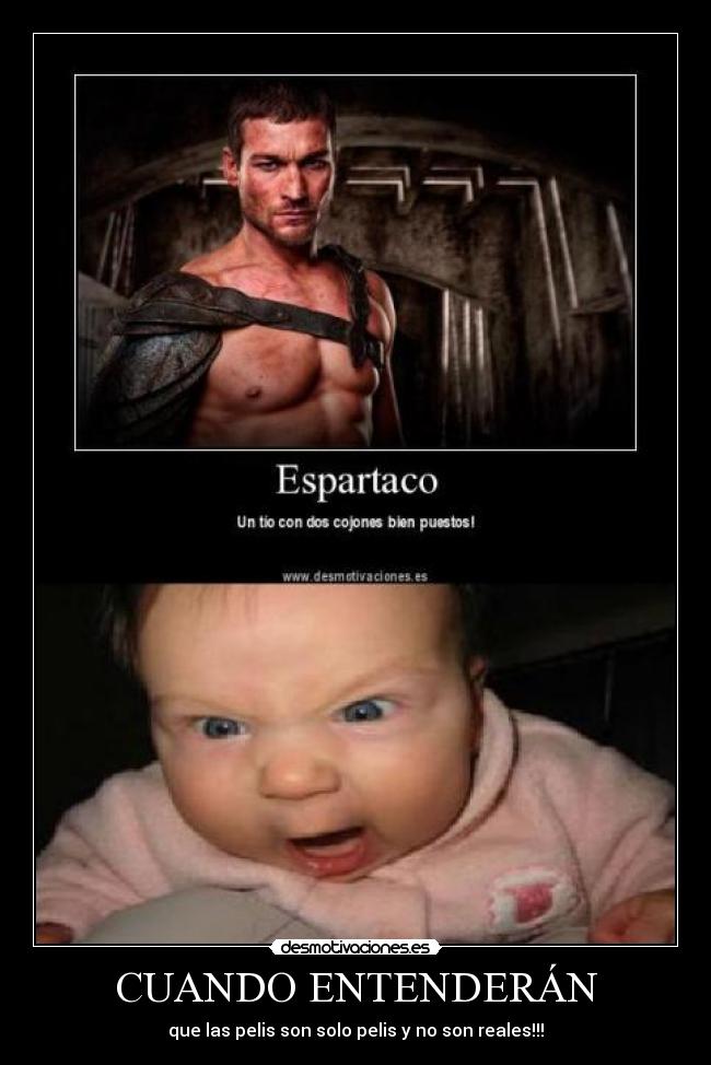 CUANDO ENTENDERÁN - que las pelis son solo pelis y no son reales!!!