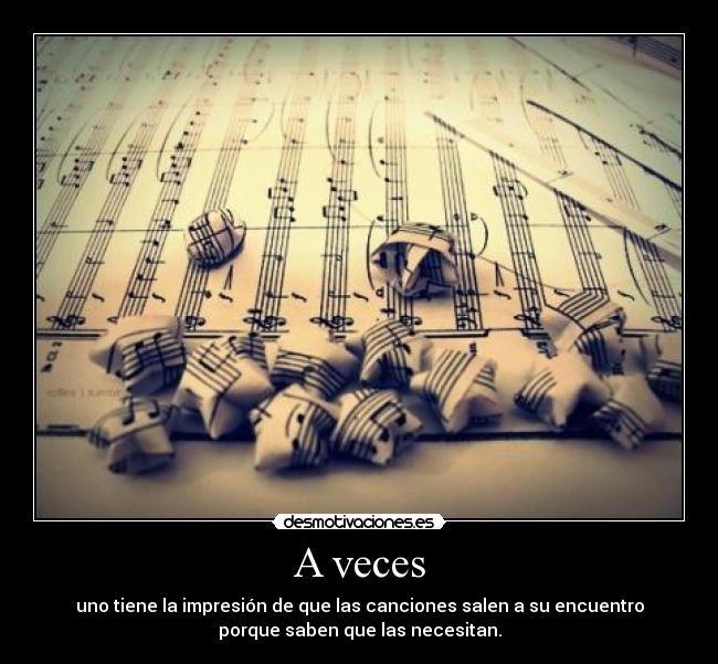 A veces -