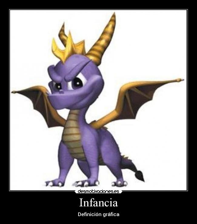 carteles infancia spyro desmotivaciones