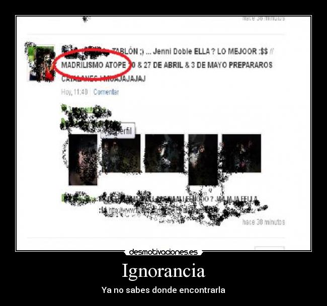 Ignorancia - Ya no sabes donde encontrarla