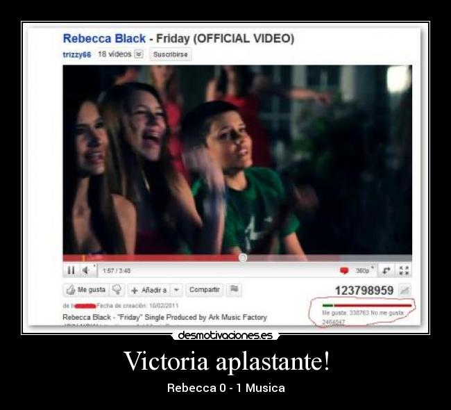 Victoria aplastante! -