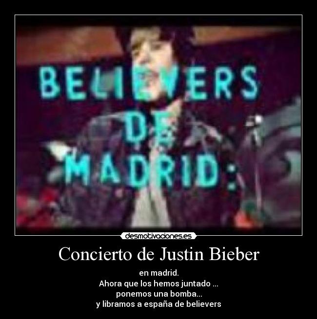 Concierto de Justin Bieber -