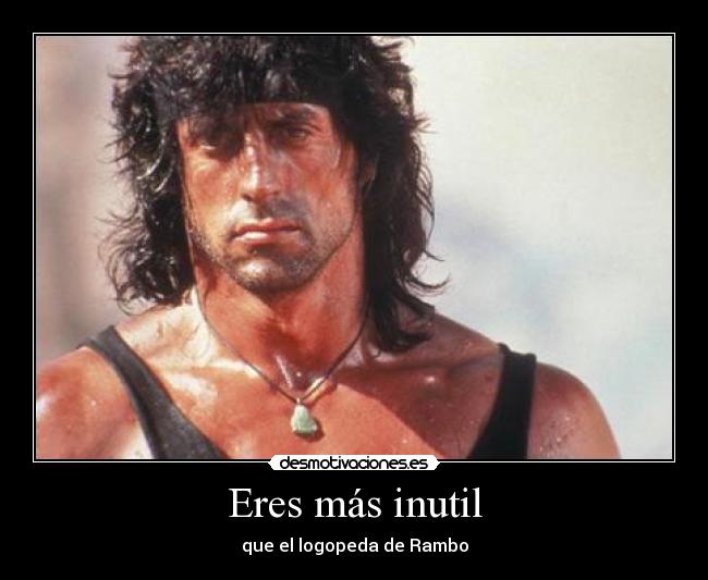 carteles rambo desmotivaciones