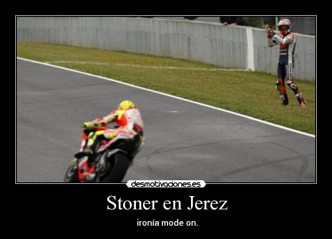Stoner en Jerez -