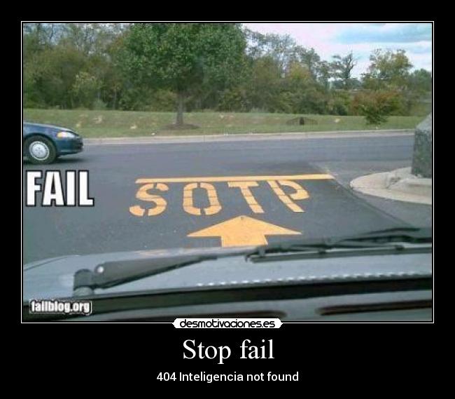 Stop fail -