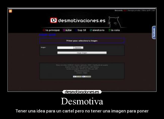 Desmotiva - Tener una idea para un cartel pero no tener una imagen para poner