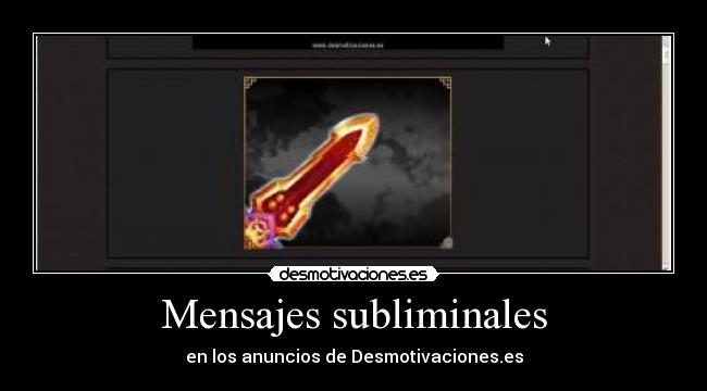 Mensajes subliminales -