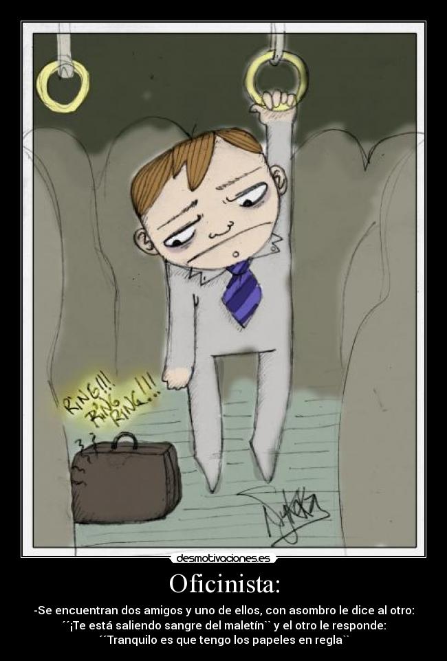 Oficinista: - 