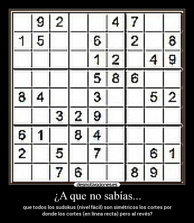 carteles sudoku desmotivaciones