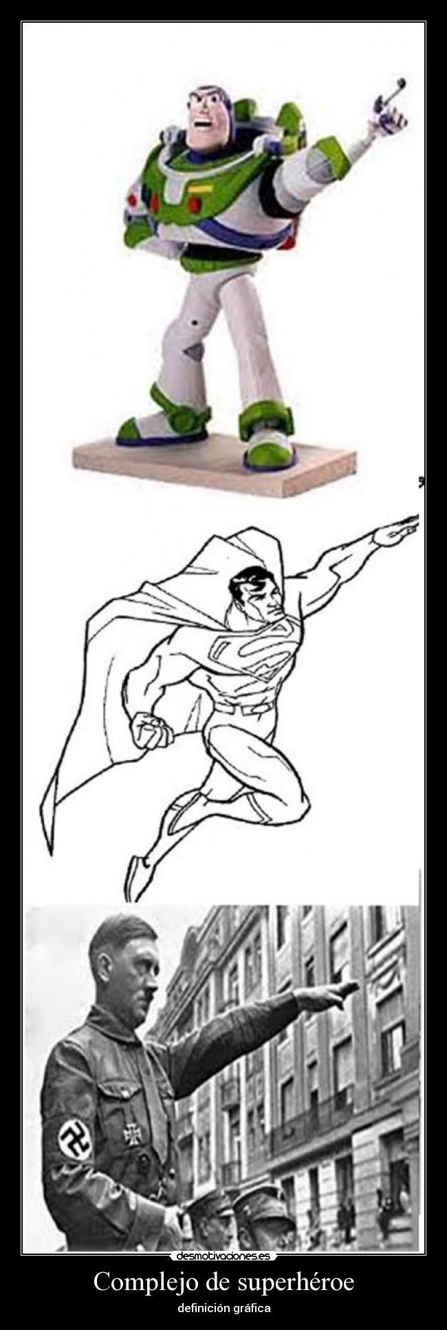 Complejo de superhéroe - definición gráfica