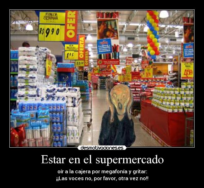 Estar en el supermercado - 