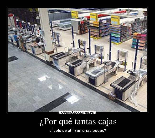 ¿Por qué tantas cajas - 