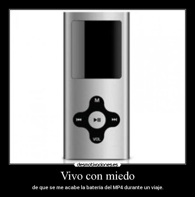 Vivo con miedo -