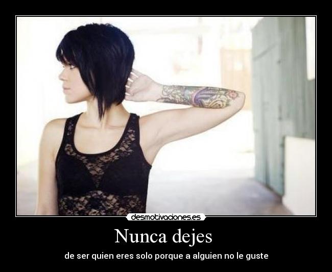 Nunca dejes -