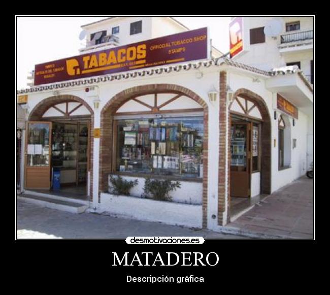 MATADERO - Descripción gráfica