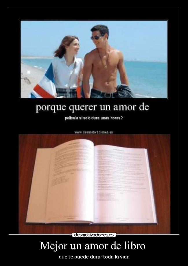 Mejor un amor de libro -