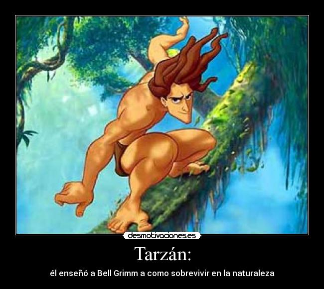 carteles tarzan bell grimm desmotivaciones