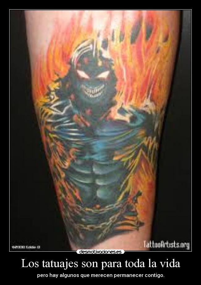 Los tatuajes son para toda la vida - 