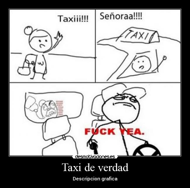 Taxi de verdad - Descripcion grafica