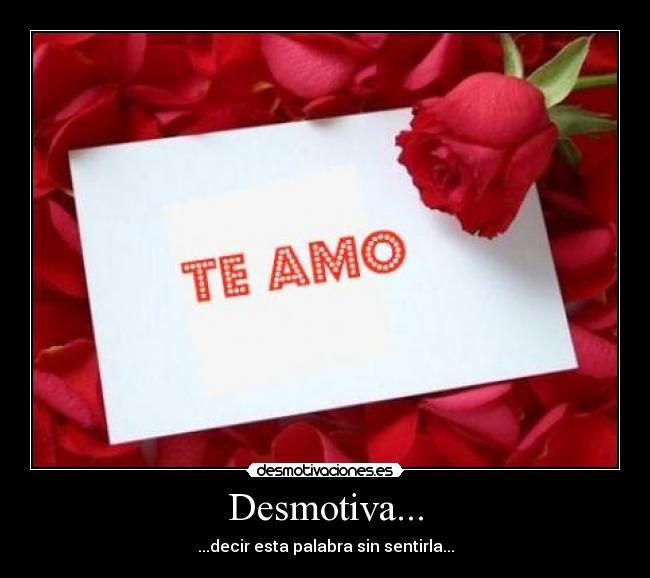 Desmotiva... -
