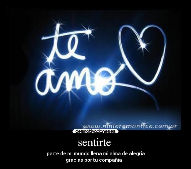 sentirte  - 