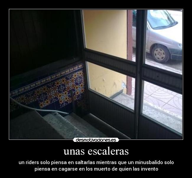 unas escaleras - 