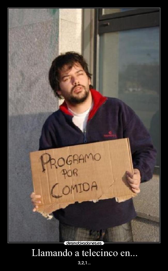 Llamando a telecinco en... - 3,2,1...