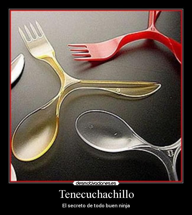 carteles tenedor cuchara cuchillo desmotivaciones