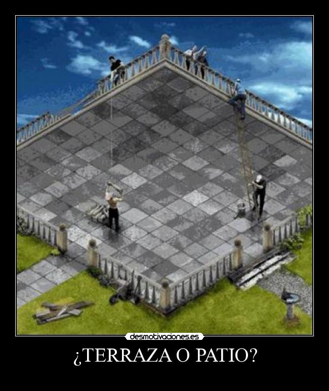 ¿TERRAZA O PATIO? -