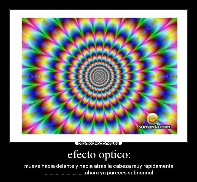 efecto optico: - 