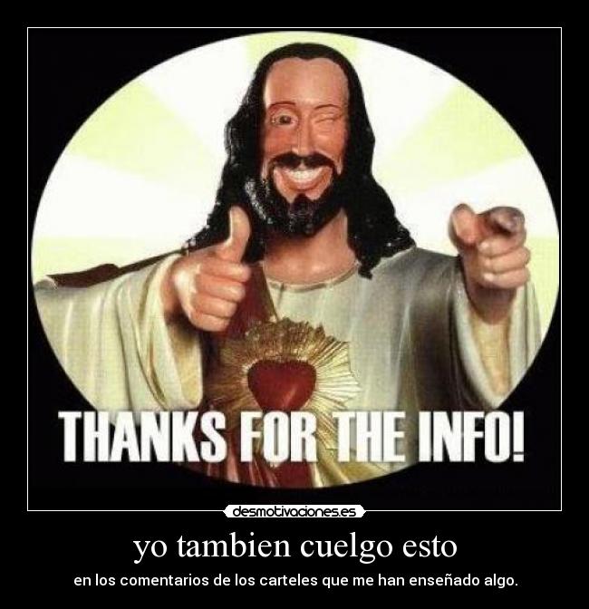 yo tambien cuelgo esto - 