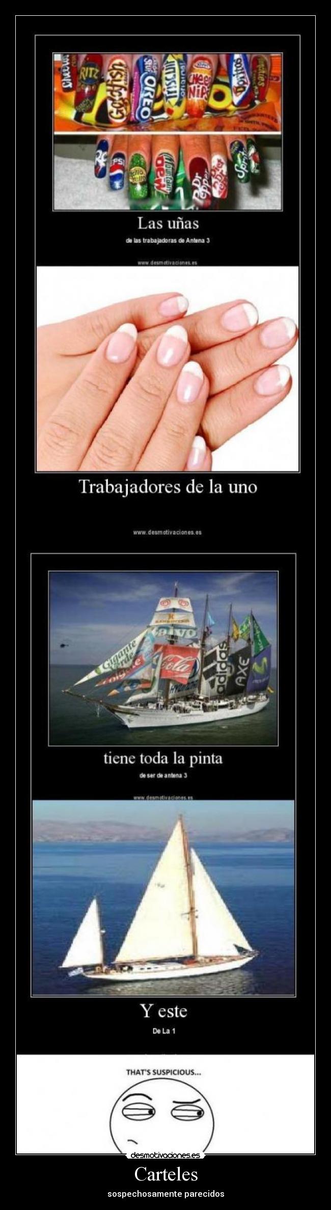 Carteles - sospechosamente parecidos