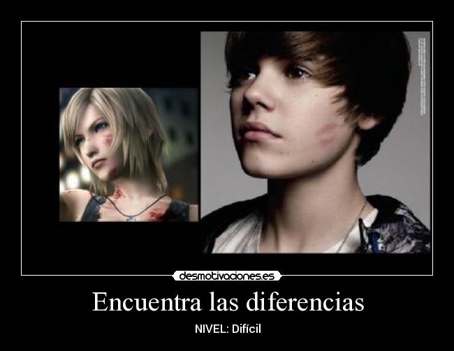 Encuentra las diferencias - NIVEL: Difícil