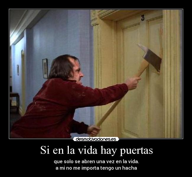 Si en la vida hay puertas -