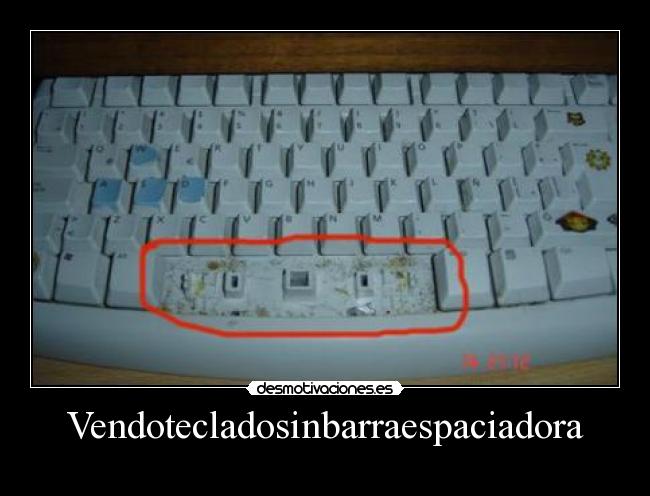 Vendotecladosinbarraespaciadora -