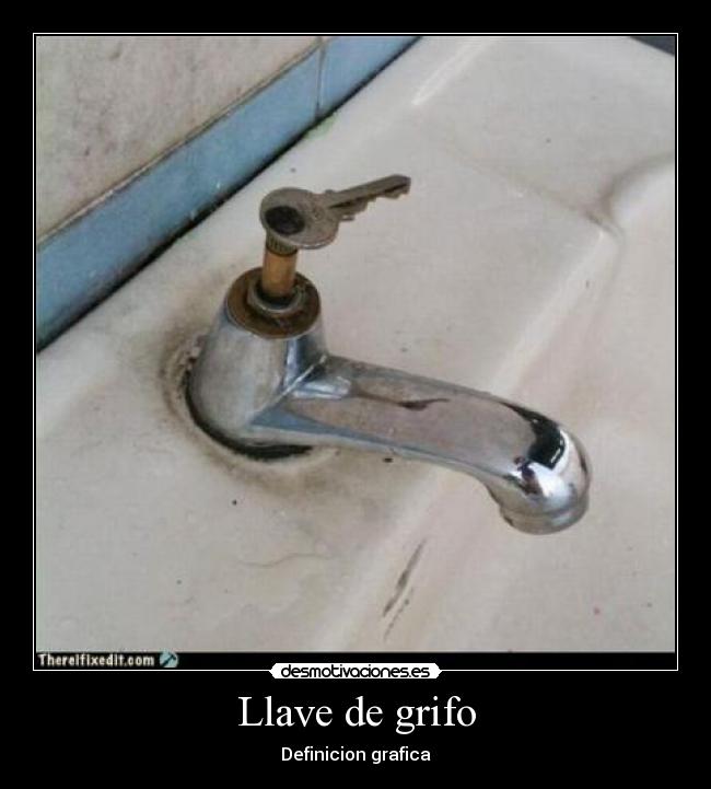 Llave de grifo - Definicion grafica