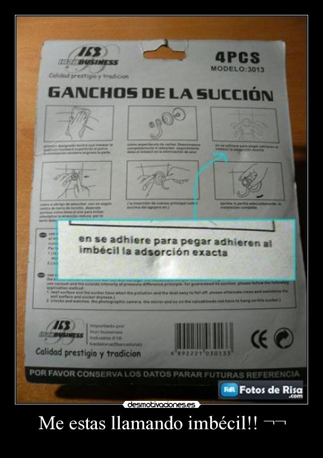 carteles imbecil desmotivaciones
