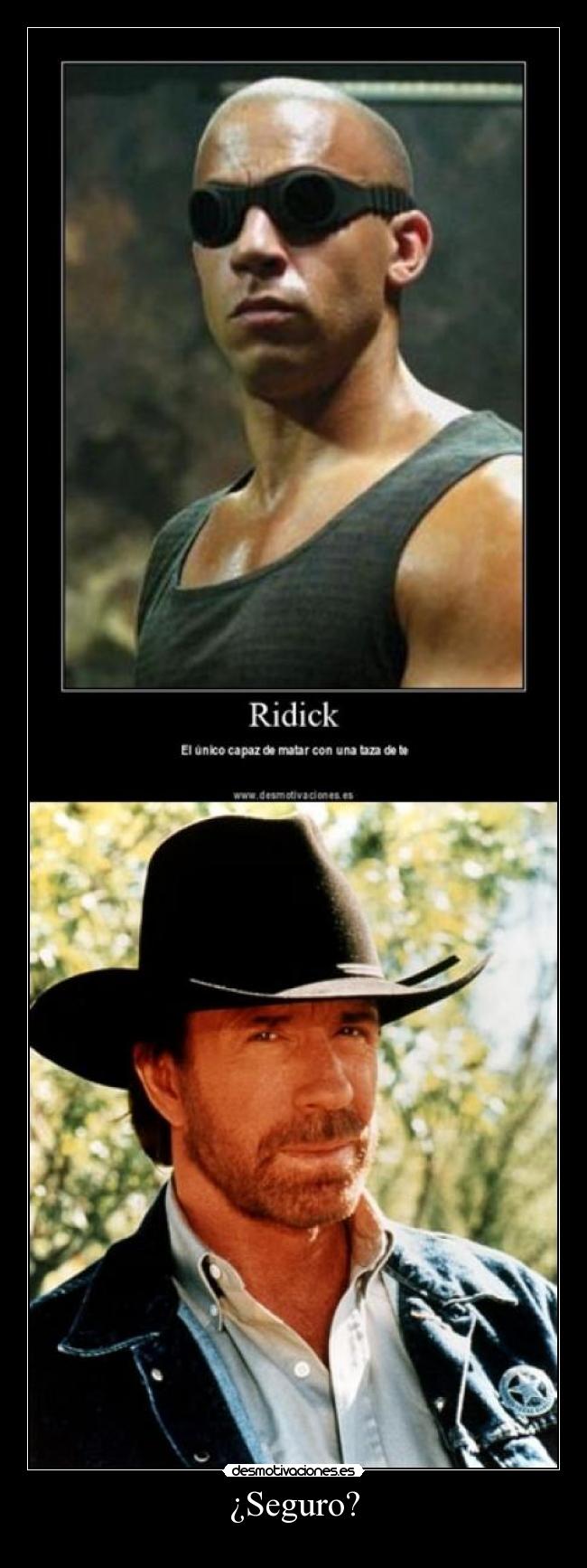 carteles chuck norris ridick desmotivaciones