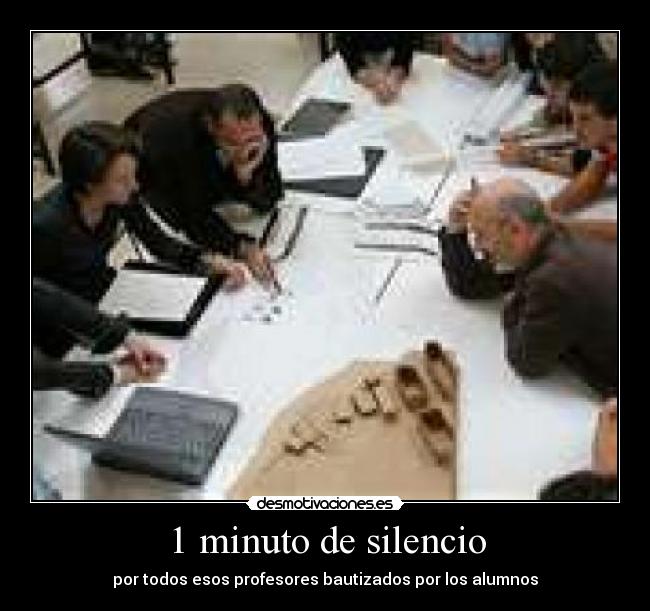 1 minuto de silencio - 
