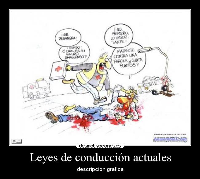 Leyes de conducción actuales - 