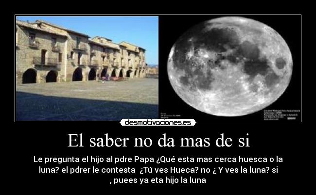 El saber no da mas de si - 