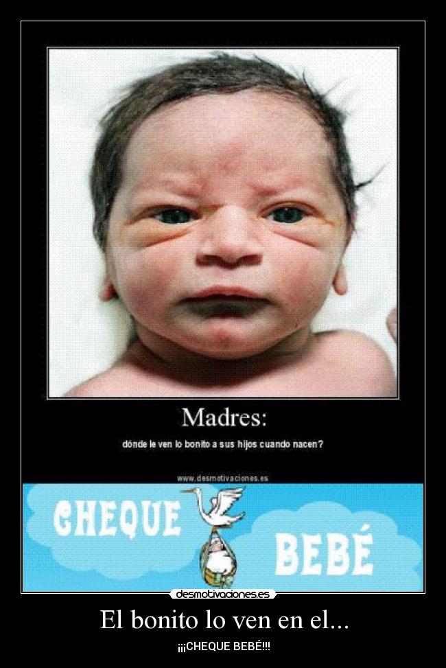 El bonito lo ven en el... - ¡¡¡CHEQUE BEBÉ!!!