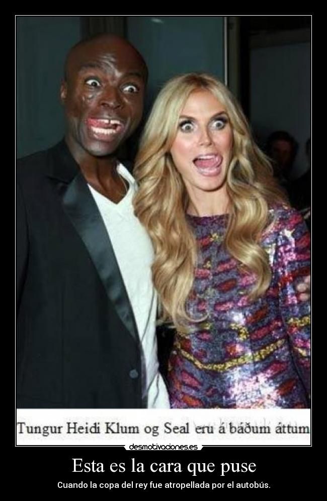 Esta es la cara que puse - 