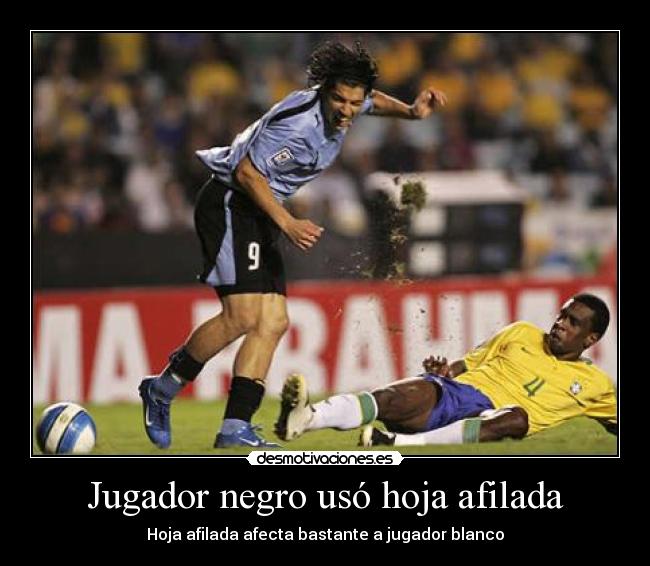 Jugador negro usó hoja afilada - Hoja afilada afecta bastante a jugador blanco